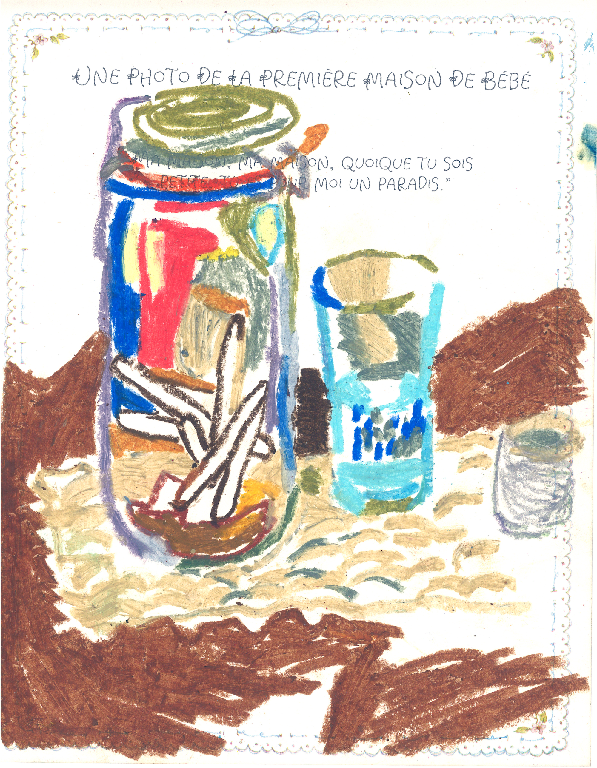 Red Apple Cigars, 2011,
Oil pastel on paper, 27x20cm