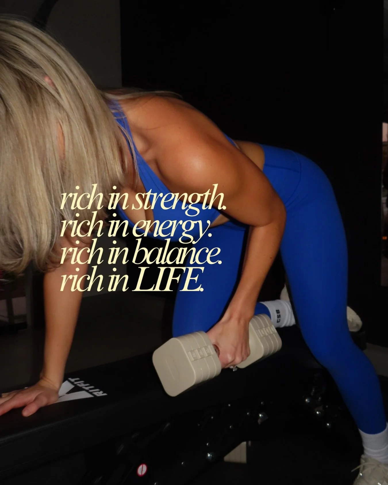 Rich isn&rsquo;t always about money. It&rsquo;s about the energy you wake up with, the strength you build, and the way you show up for your loved ones. When you feel good in your body, everything else gets richer, too. Come build that strength with u