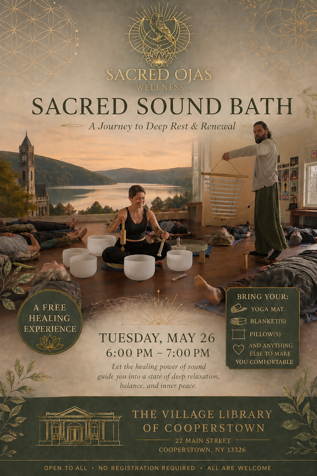 Sacred Sound Bath at the Library