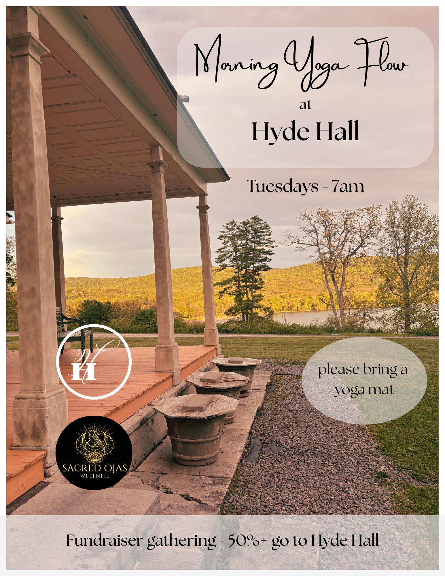 Morning Yoga at Hyde Hall
