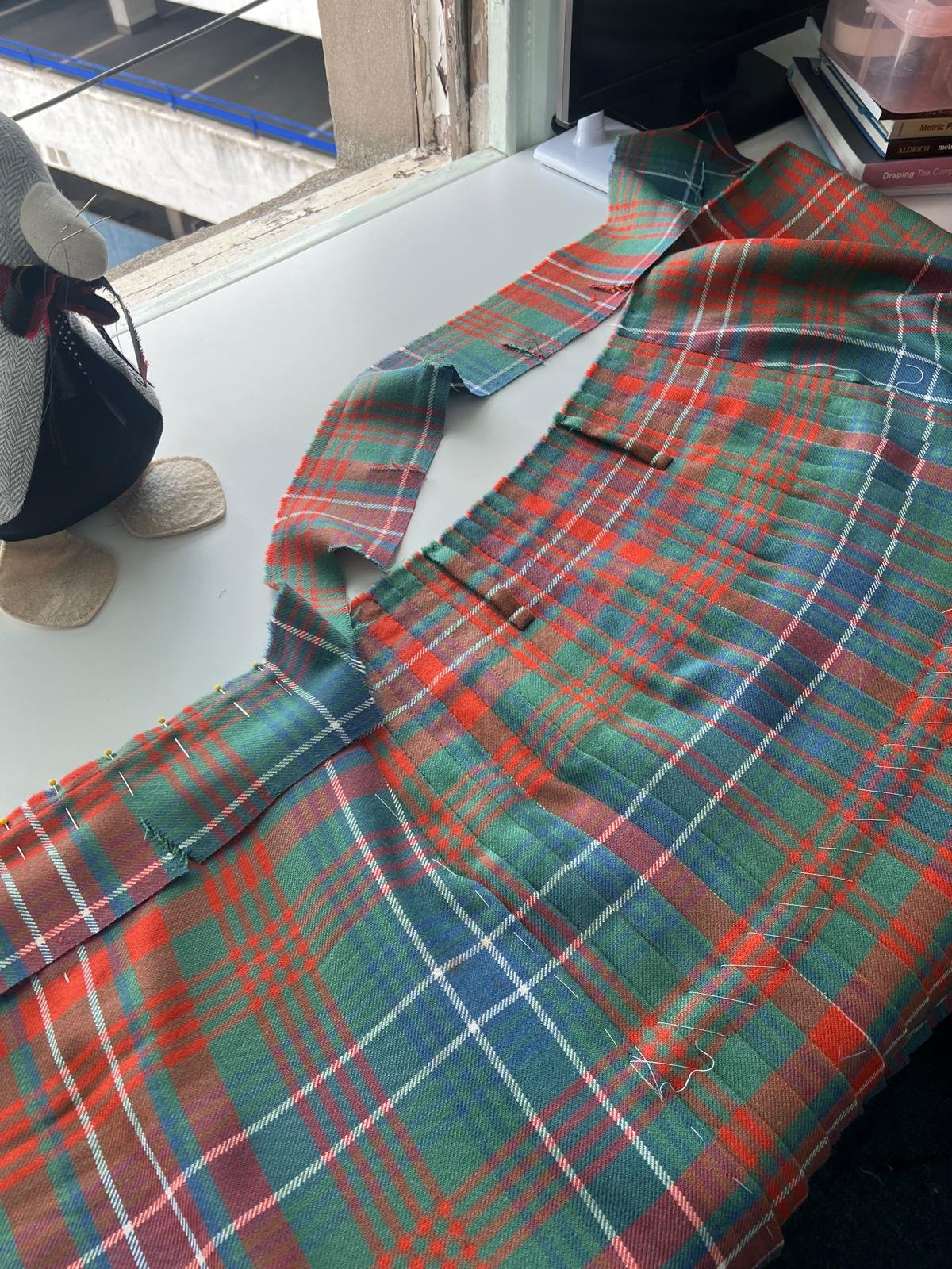 Re-attaching the waistband