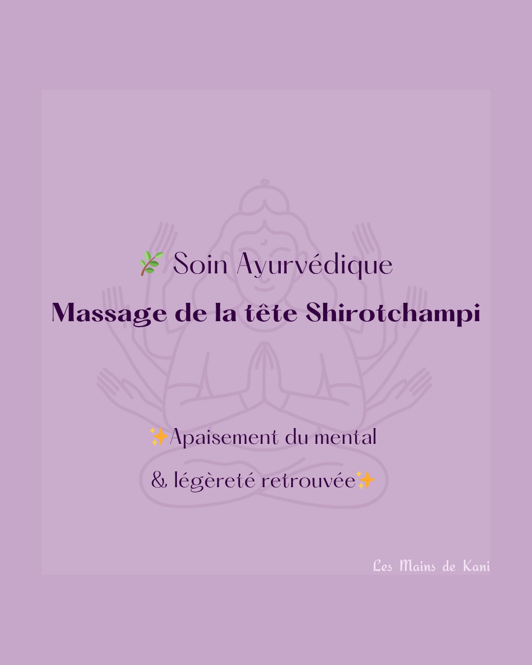Massage de la tête Shirotchampi