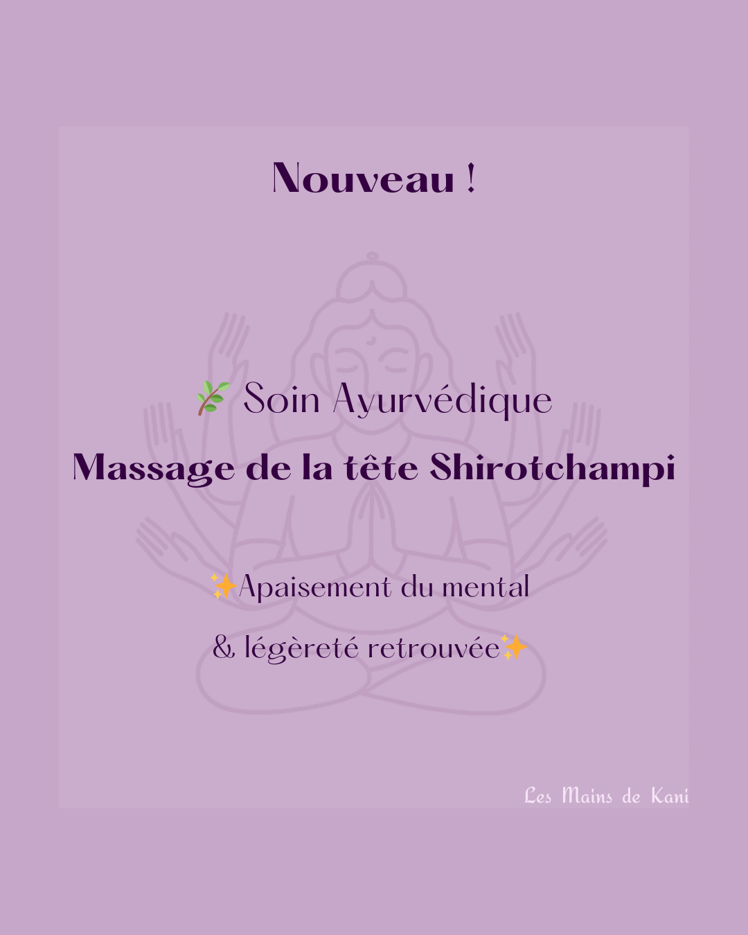 Massage de la tête Shirotchampi