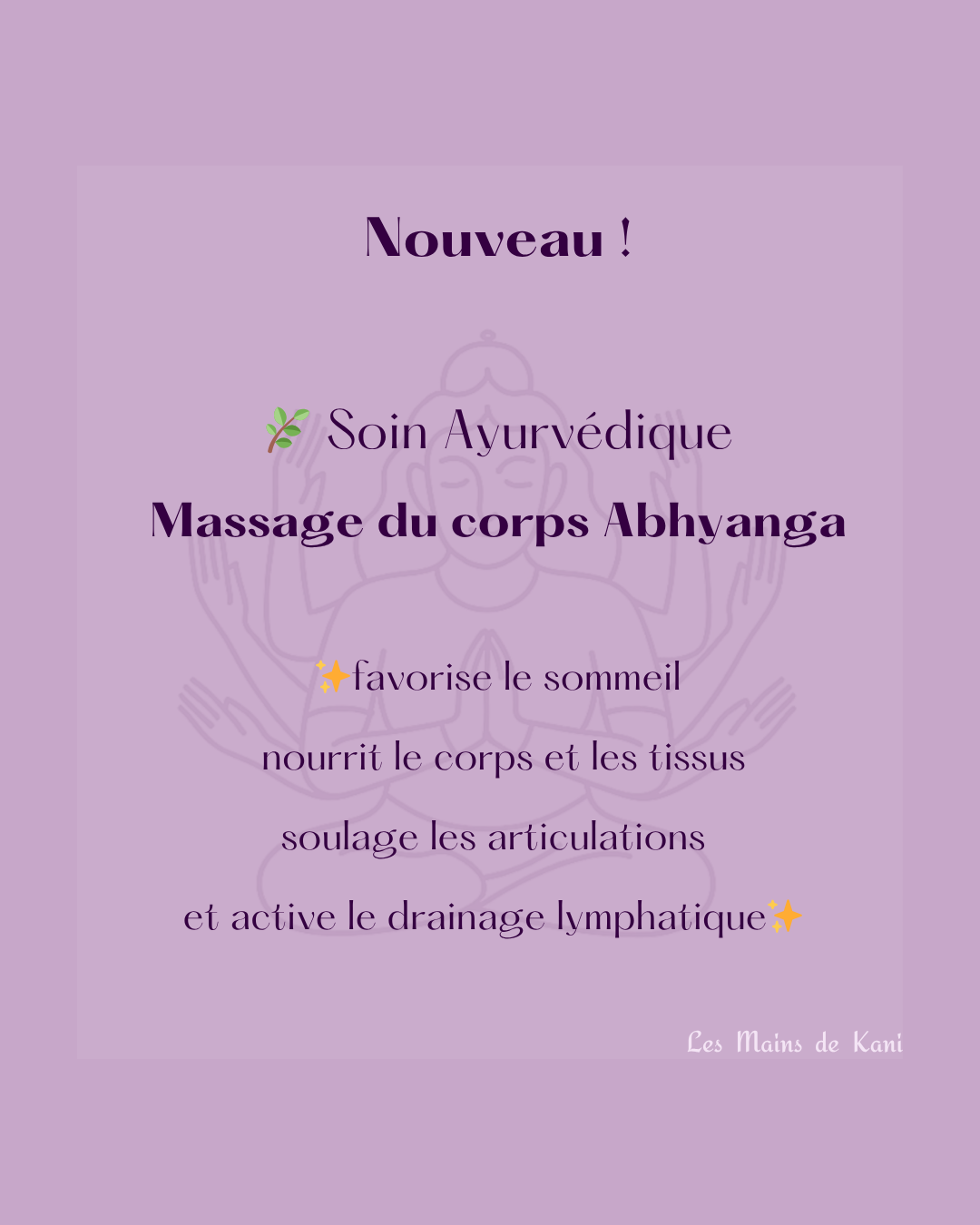 Massage du corps Abhyanga
