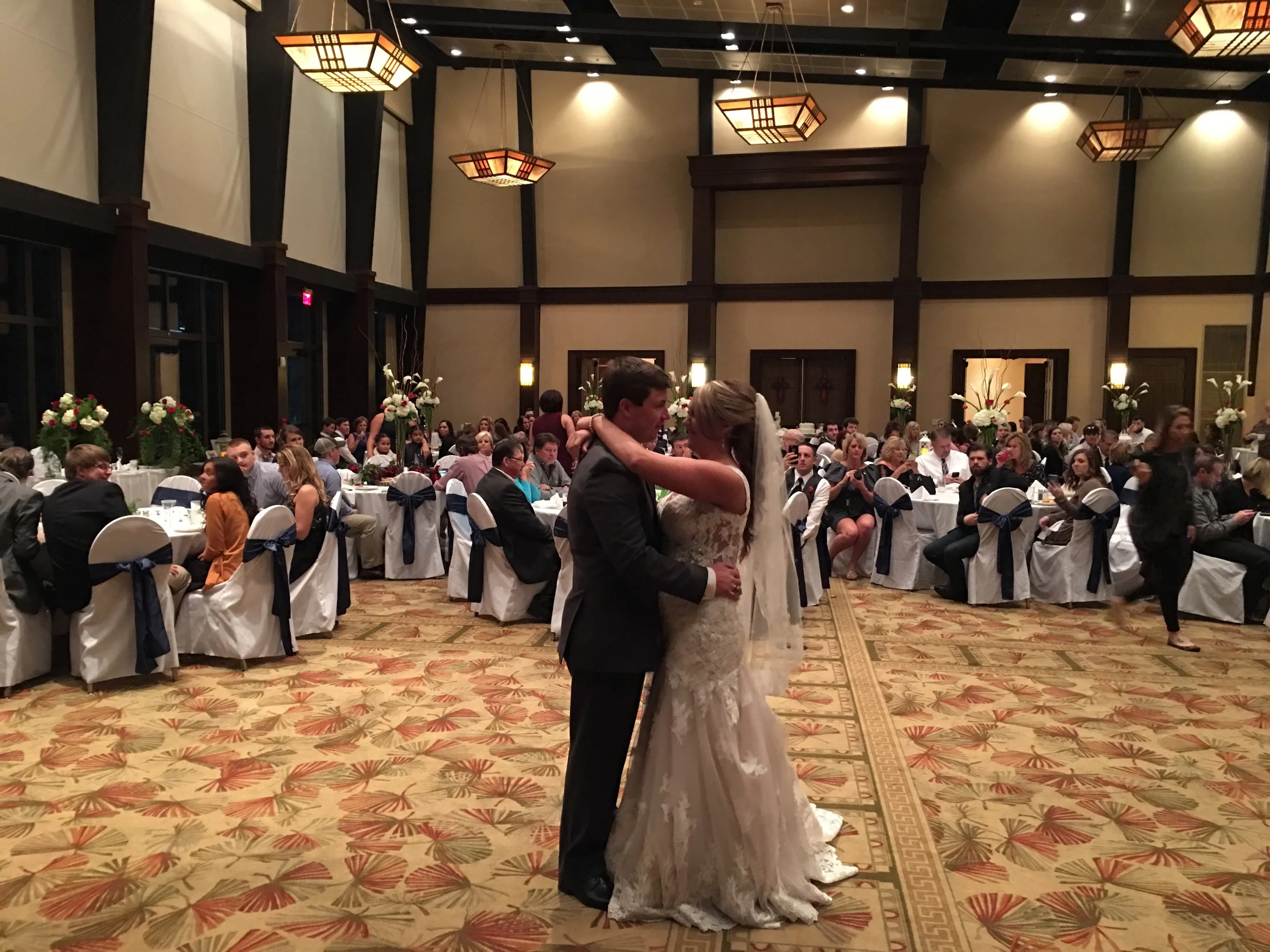 Bride and Groom First Dance at Lake Guntersville State Park