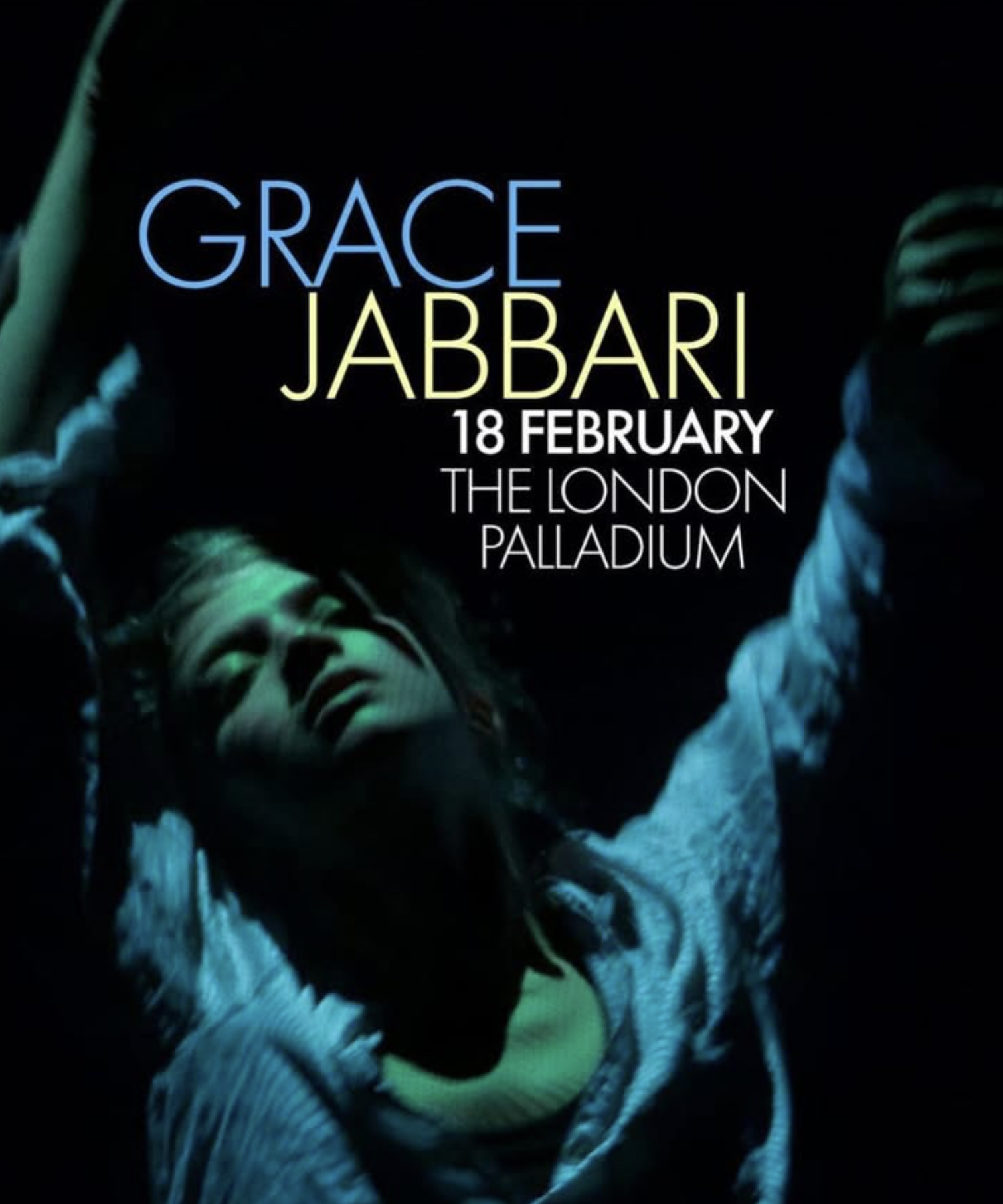 Grace Jabbari performing at London Palladium for Russell Maliphant Company.
