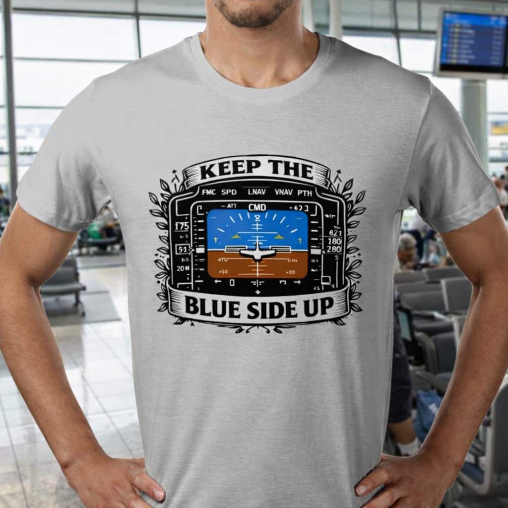 KEEP THE BLUE SIDE UP TSHIRT