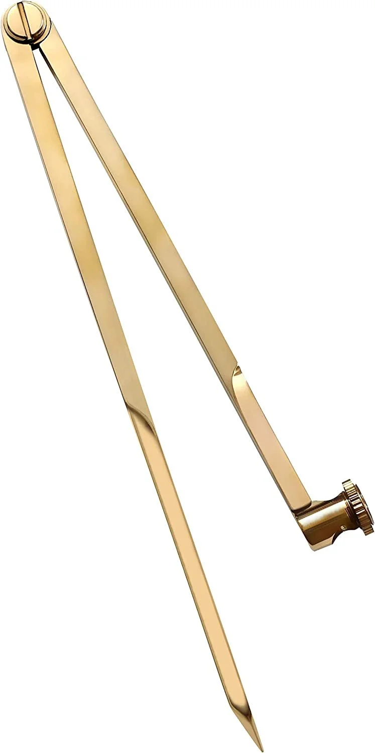 Liquidraw Navigation Compass Divider Marine Nautical Solid Brass 20cm / 8