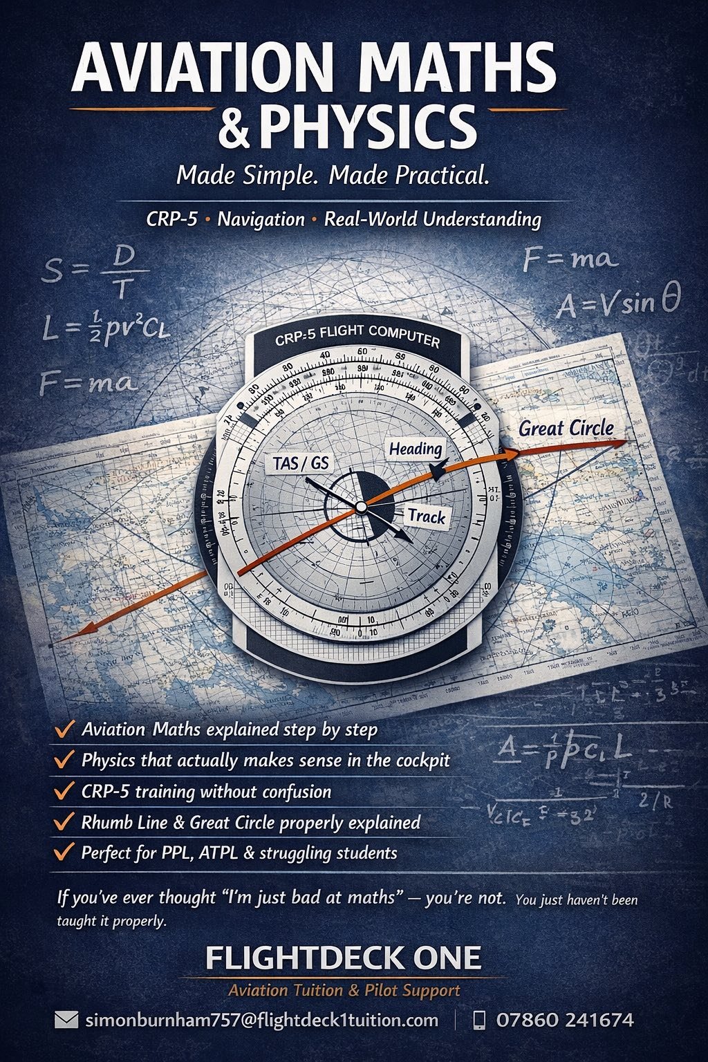 Maths, Physics, CRP5 course