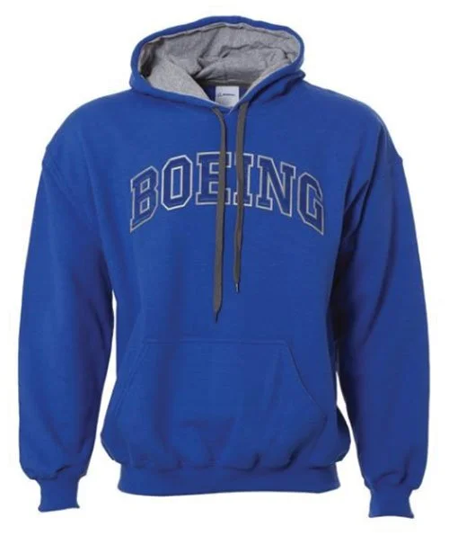 Signature logo Boeing Hoodie – Royal Blue
