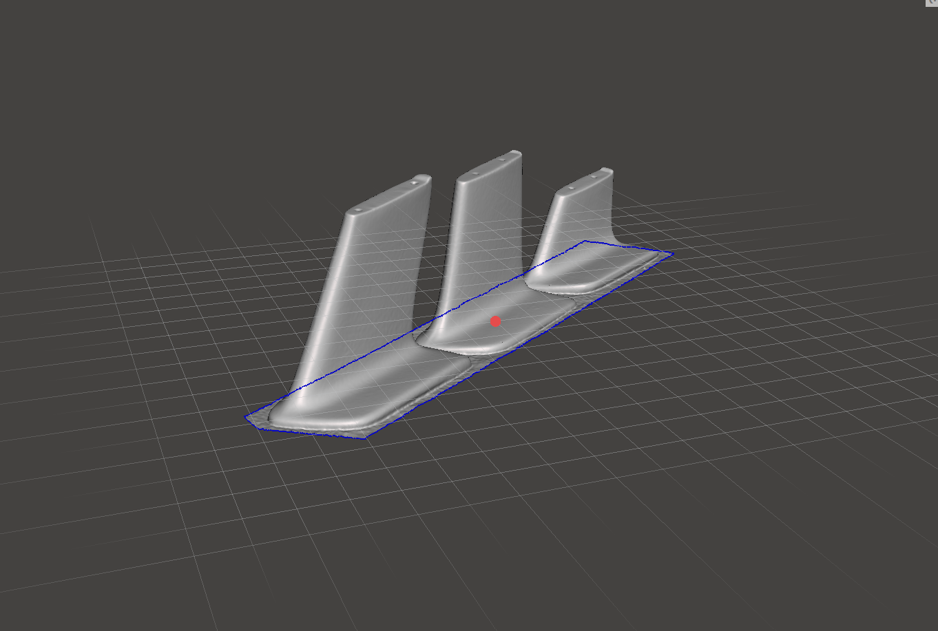 R34 GTR wing feet all 3 common types 3D scan