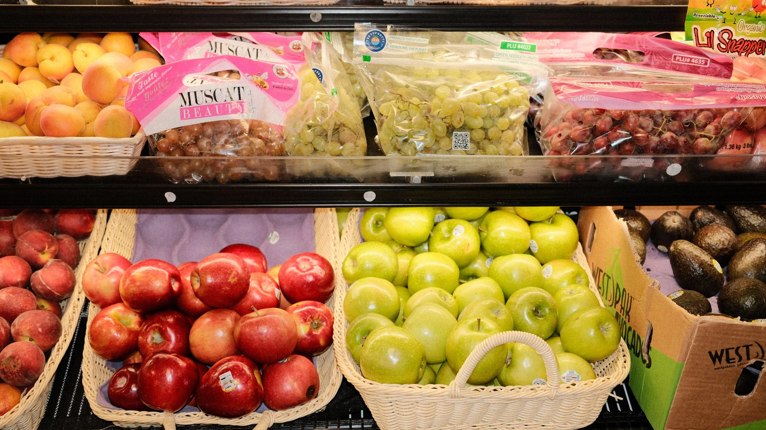 fresh produce at the market