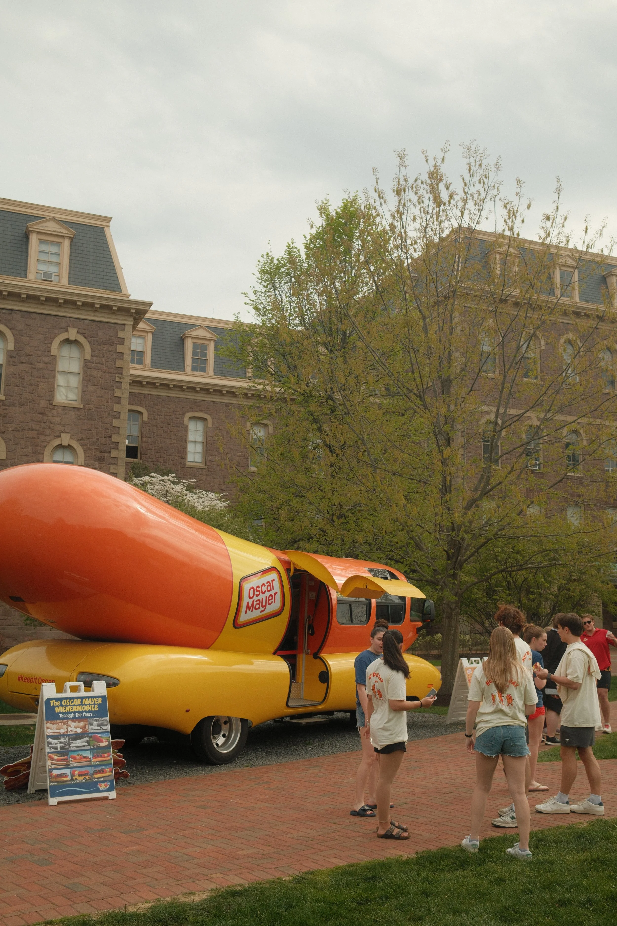 hot dog day at lafayette - organized by the lafayette activities forum (the weinermobile actually showed up)