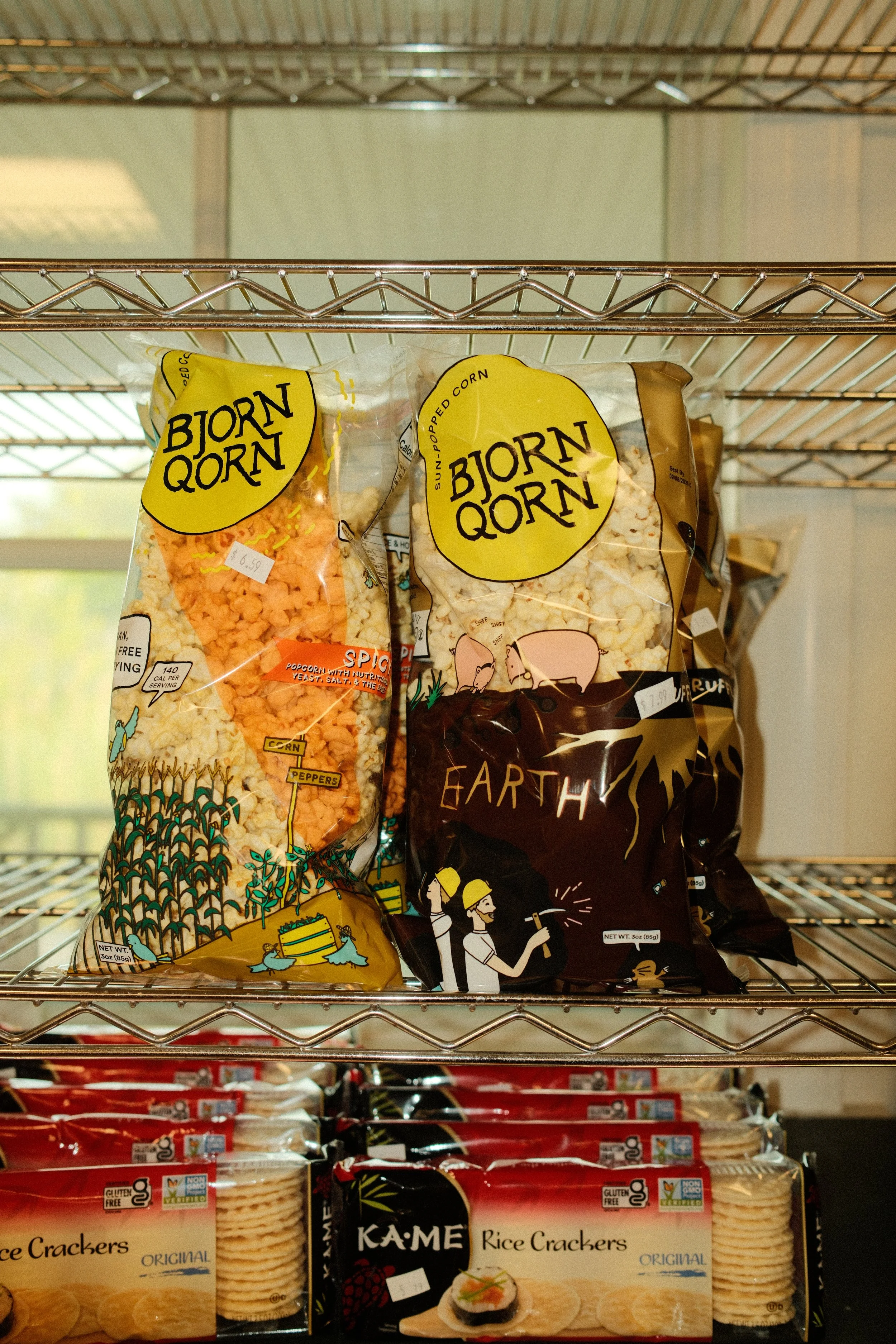 fancy popcorn at the market