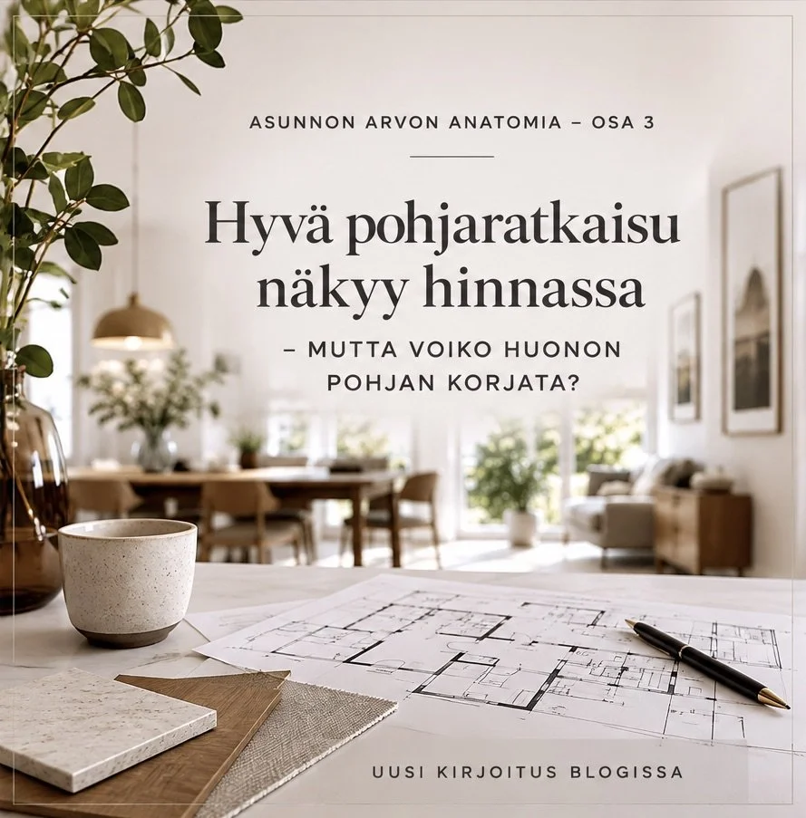 Asunnon arvon anatomia – Osa 3: Hyvä pohjaratkaisu näkyy hinnassa – mutta voiko huonon pohjan korjata?