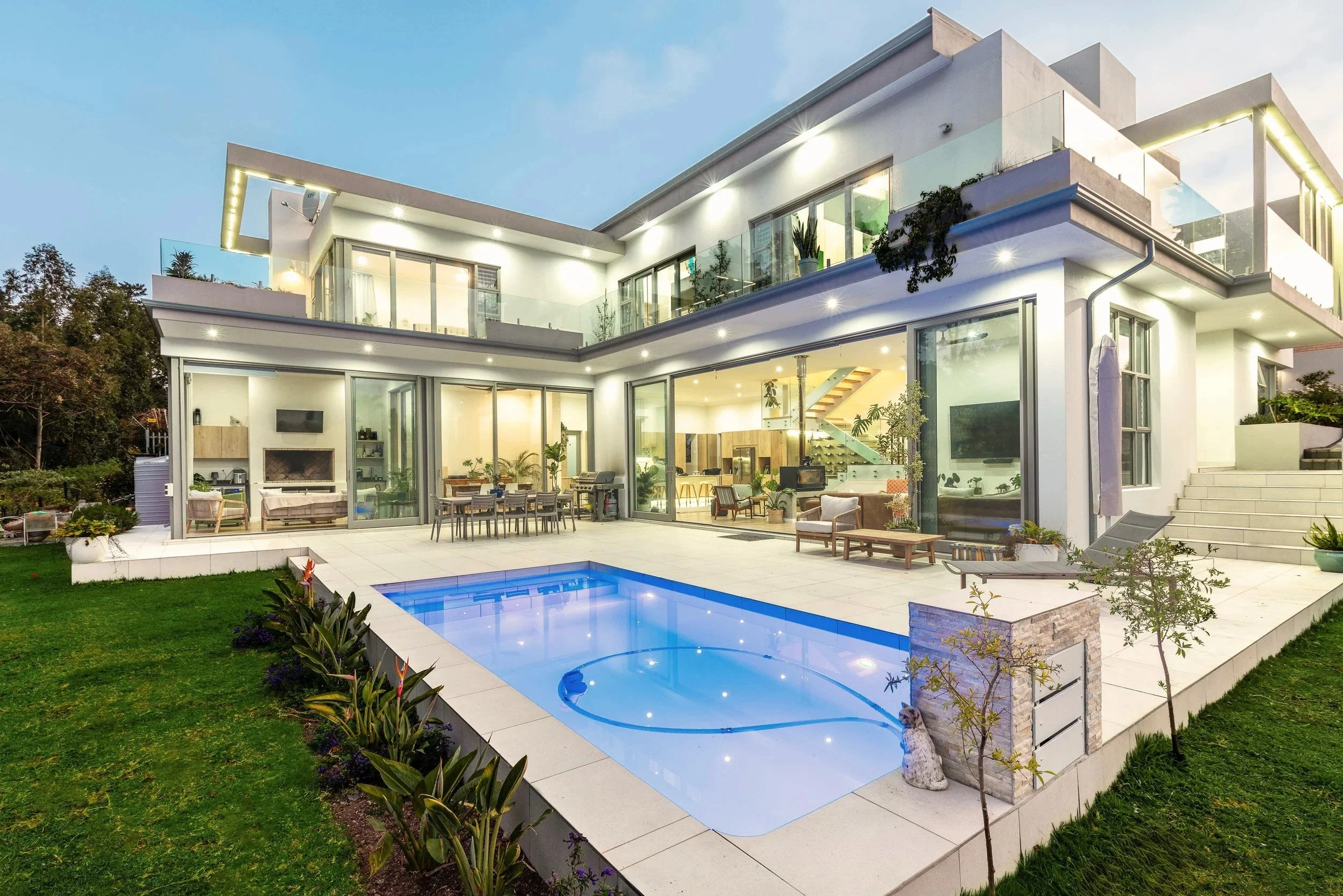 Residential outdoor living space and terrace design in George South Africa - CSA Architects