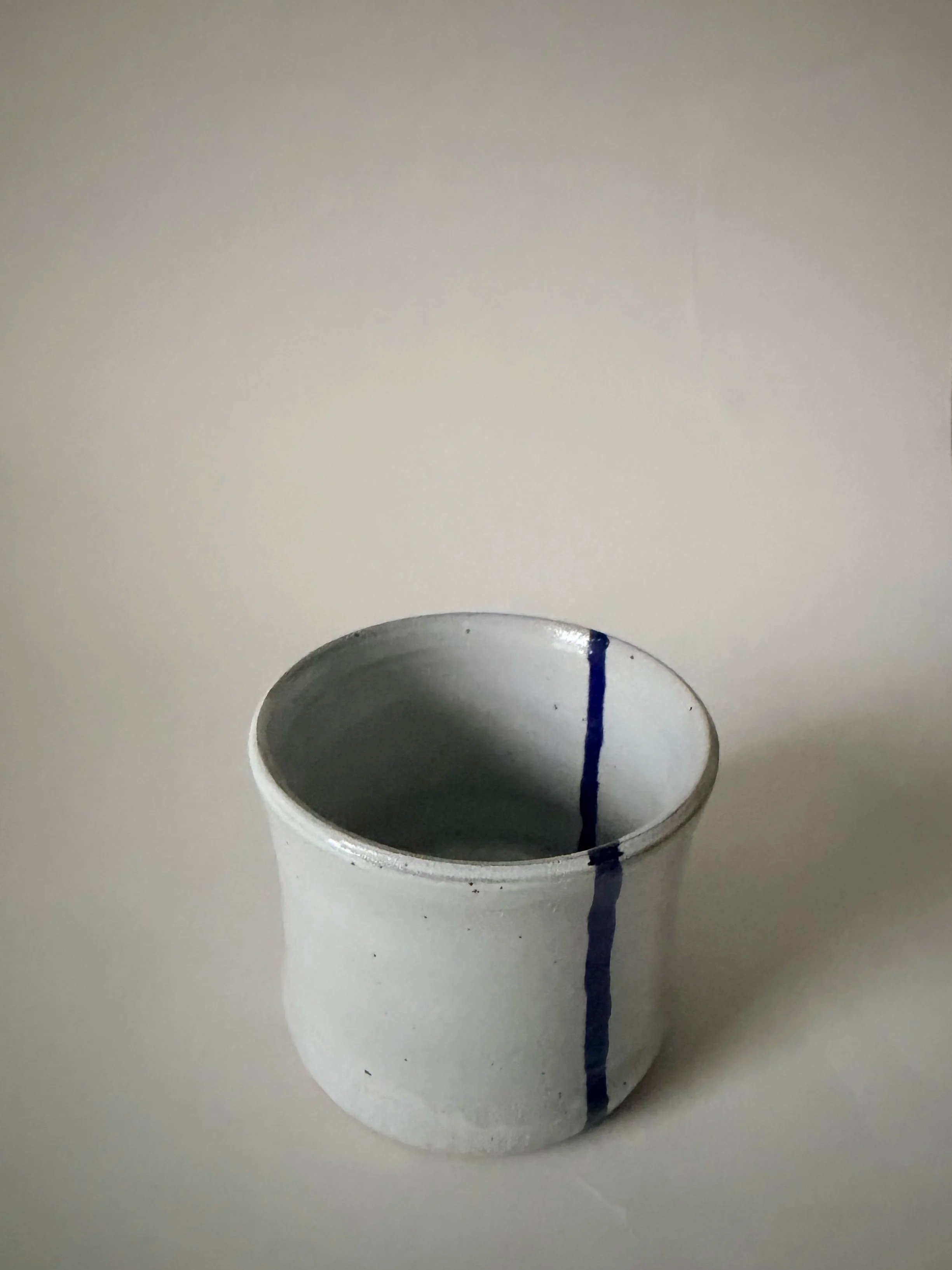 Cup with blue line - 2