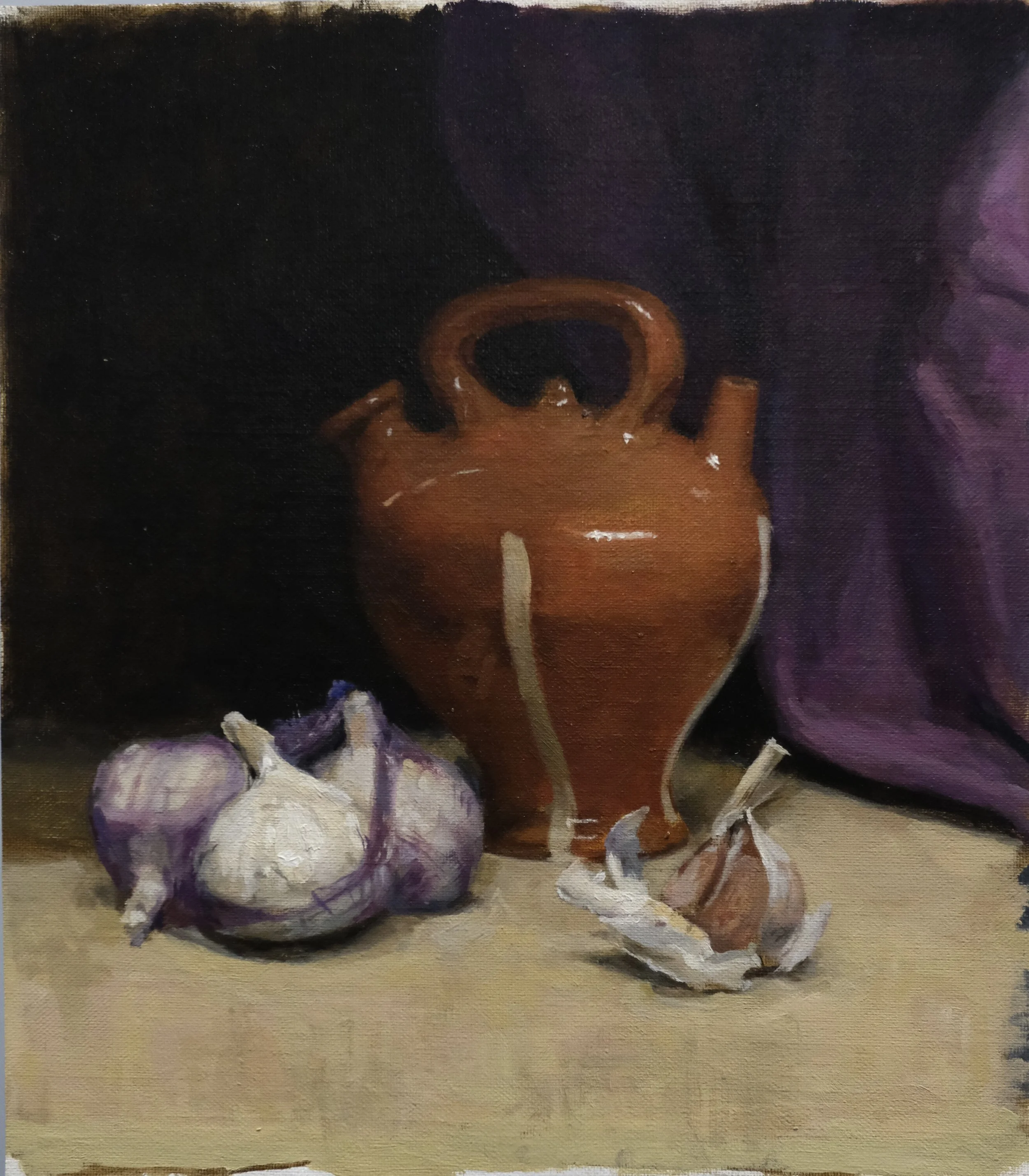 Still Life with garlic
