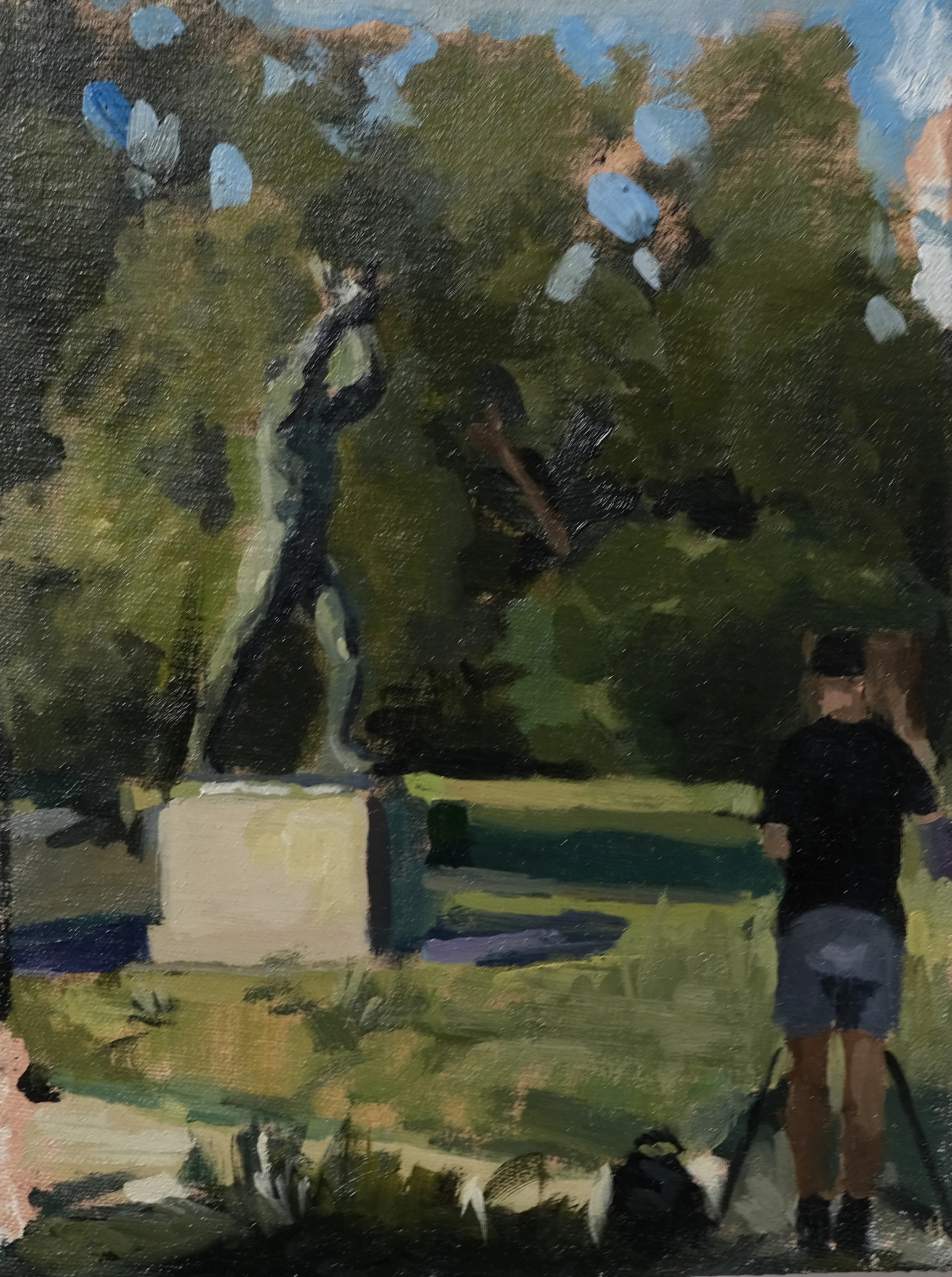 Painting at the park