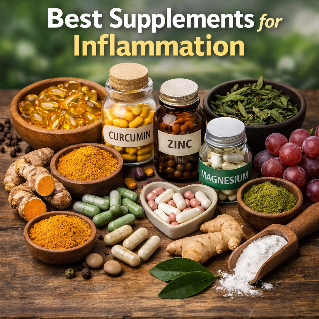 Best Supplements to reduce Inflammation (Science-Backed)
