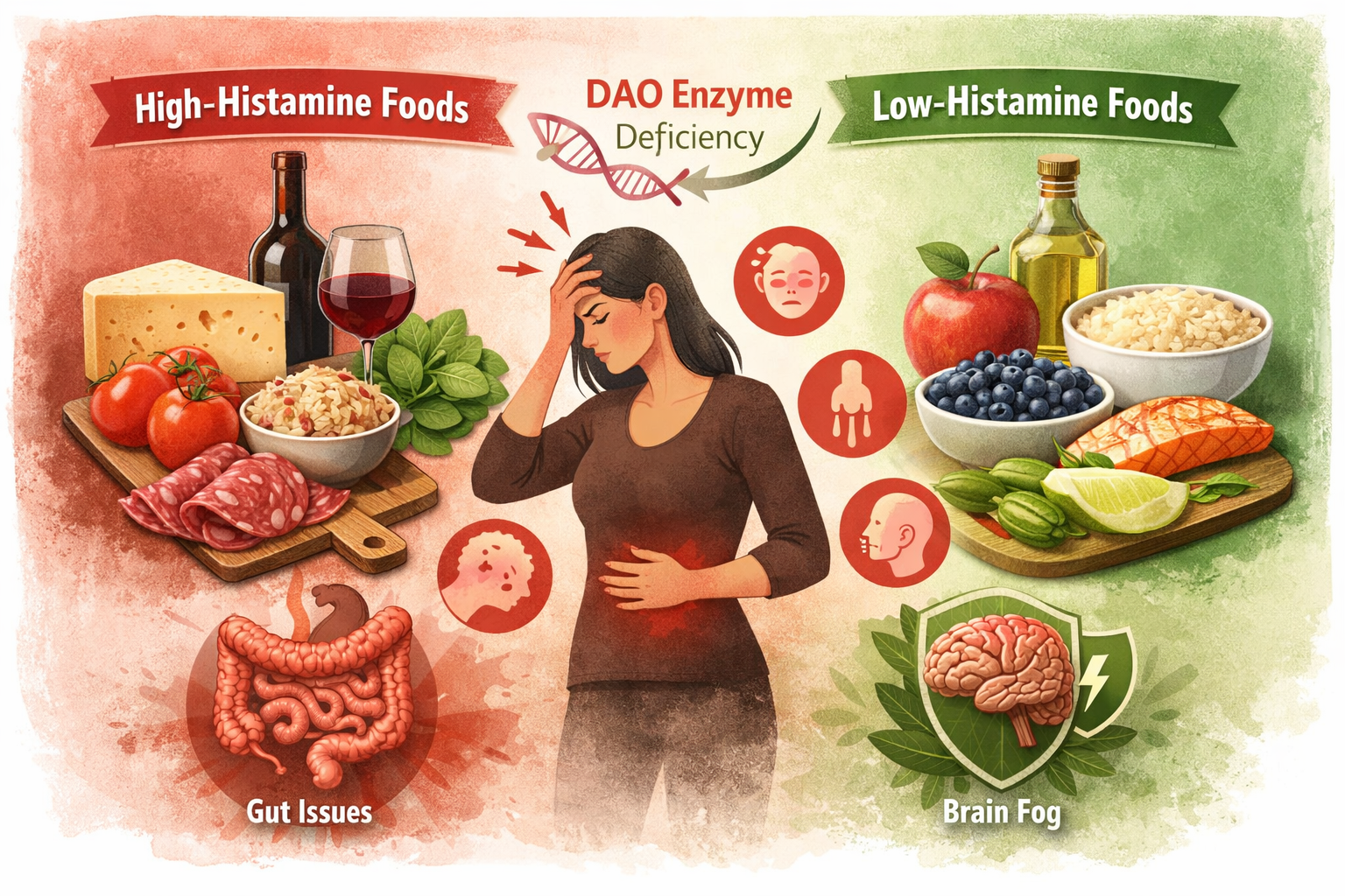 Histamine Intolerance: Symptoms, Foods to Avoid, and How to Reduce It