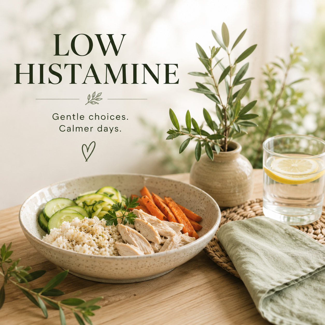 Low Histamine Foods: What to Eat and What to Avoid