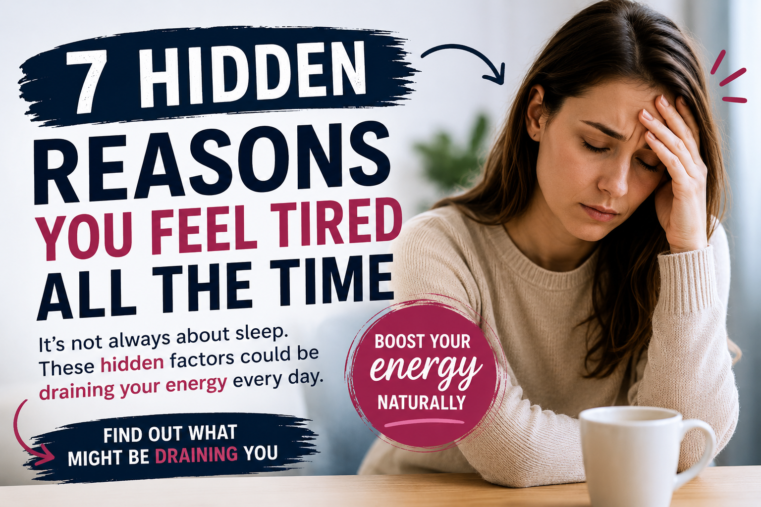 7 Hidden Reasons You Feel Tired All The Time