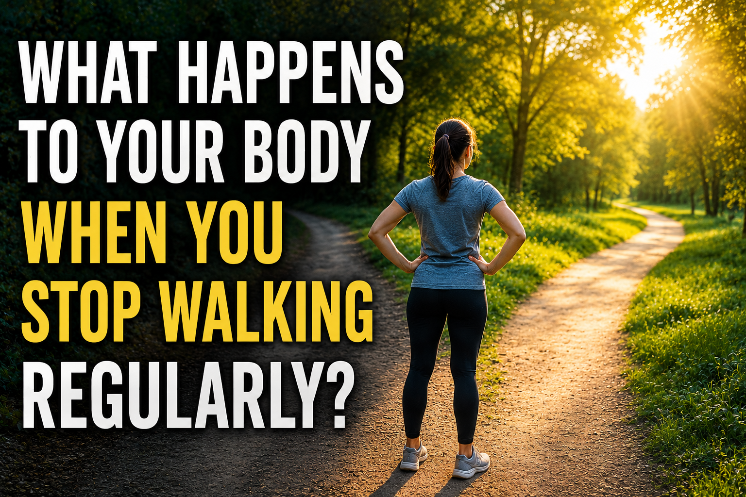 What Happens to Your Body When You Stop Walking Regularly?