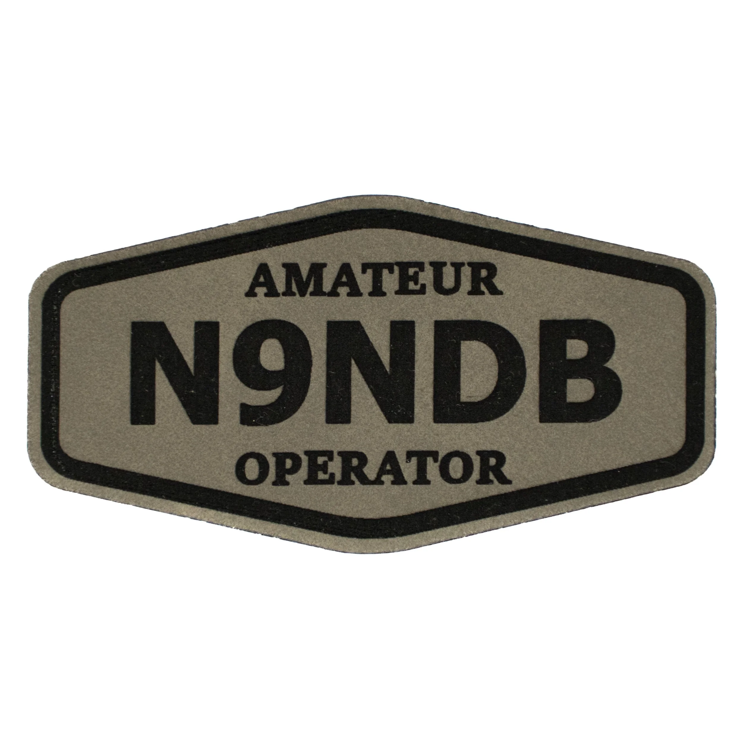 Personalized Gray Leatherette Engraved Six-Sided Patch.jpg