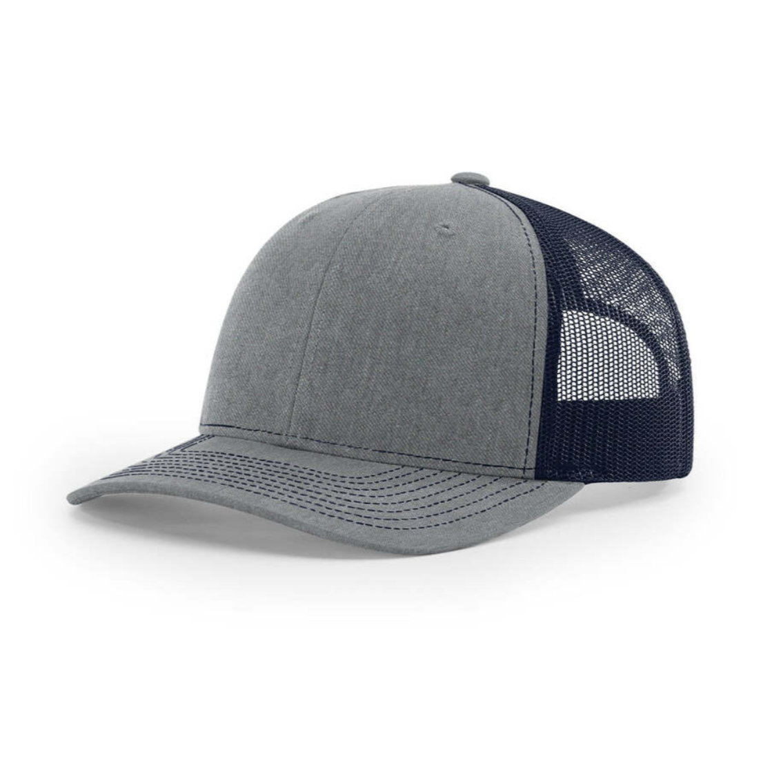 Heather Grey & Navy Richardson 112 Hat.png