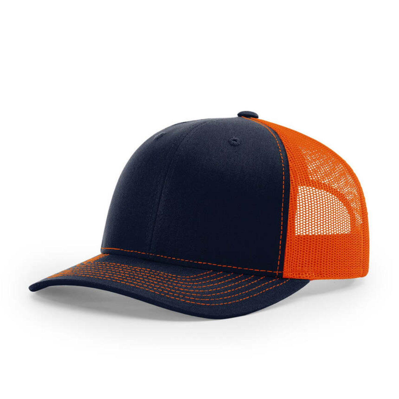 Navy & Orange Richardson 112 Hat.png