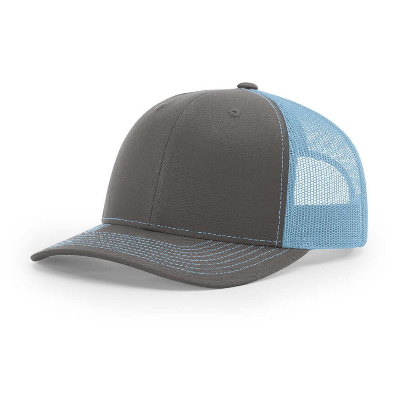 Charcoal & Columbia Blue Richardson 112 Hat.png