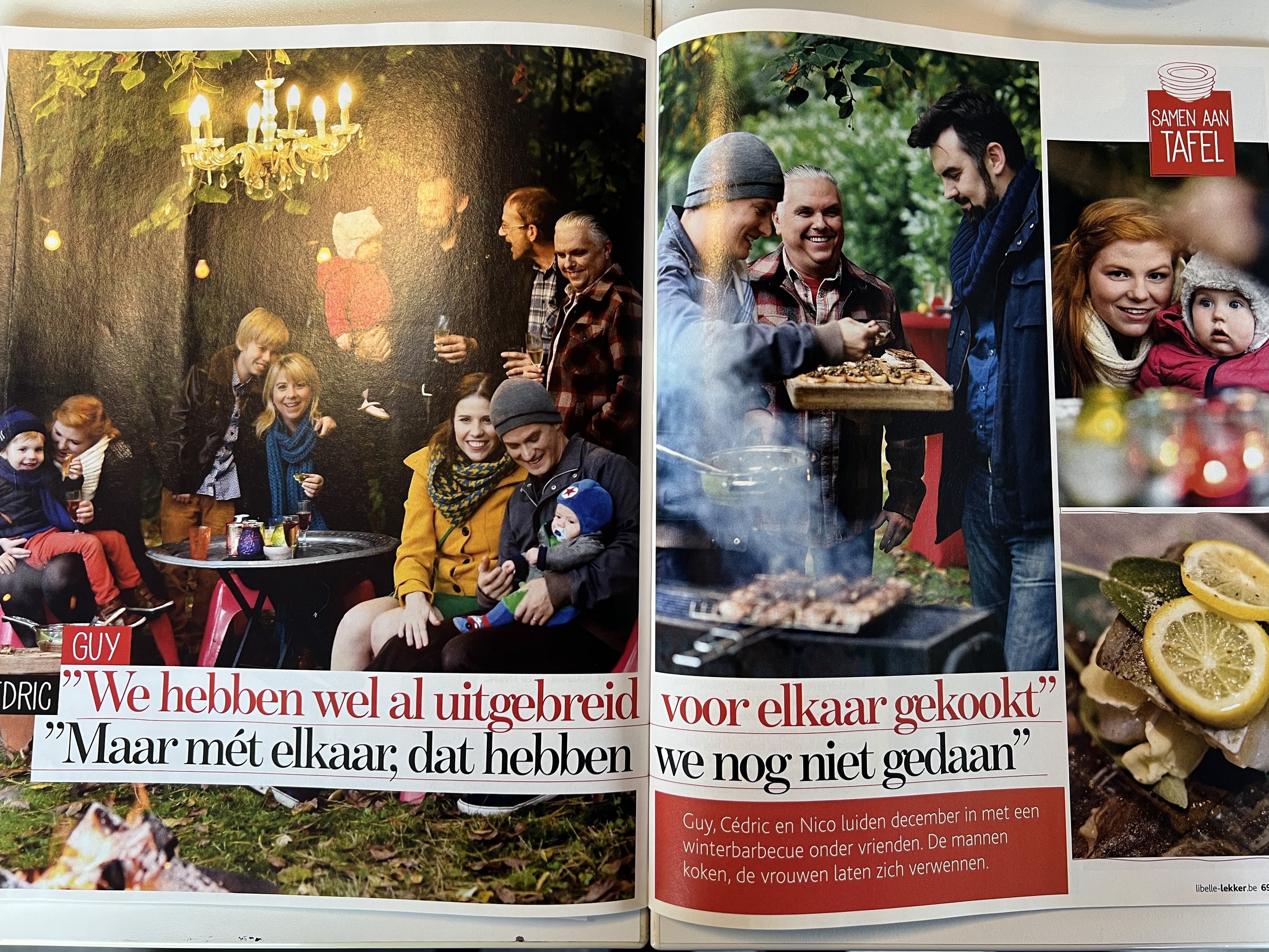 Koken met vrienden voor Libelle Lekker 2013