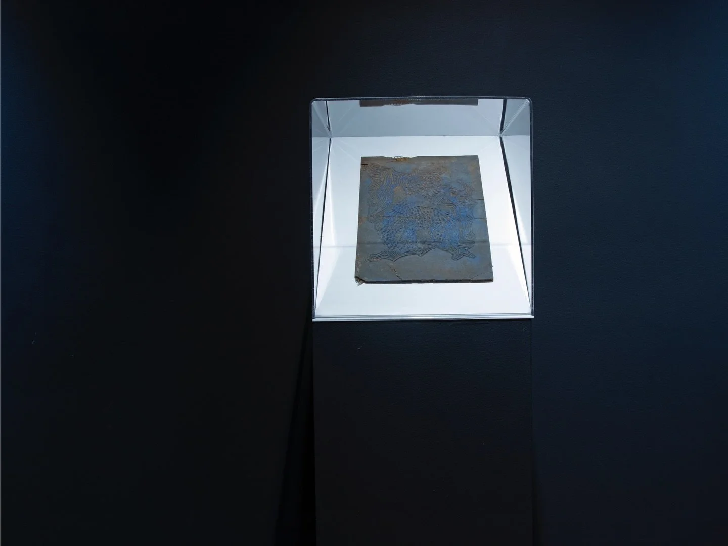 Presented in our upcoming exhibition is a collection of printing blocks, including Nza the Smart (pictured). Nza the Smart is one of Uche Okeke&rsquo;s most important lithographs, an allegory taken from the traditional Igbo tale of the trial of stren