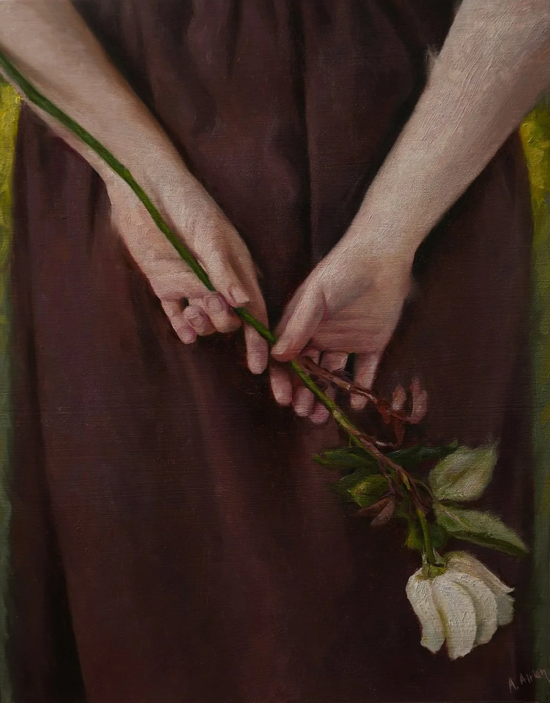 "A Gift" 28 x 35.5 cm  (11 x 14 in)