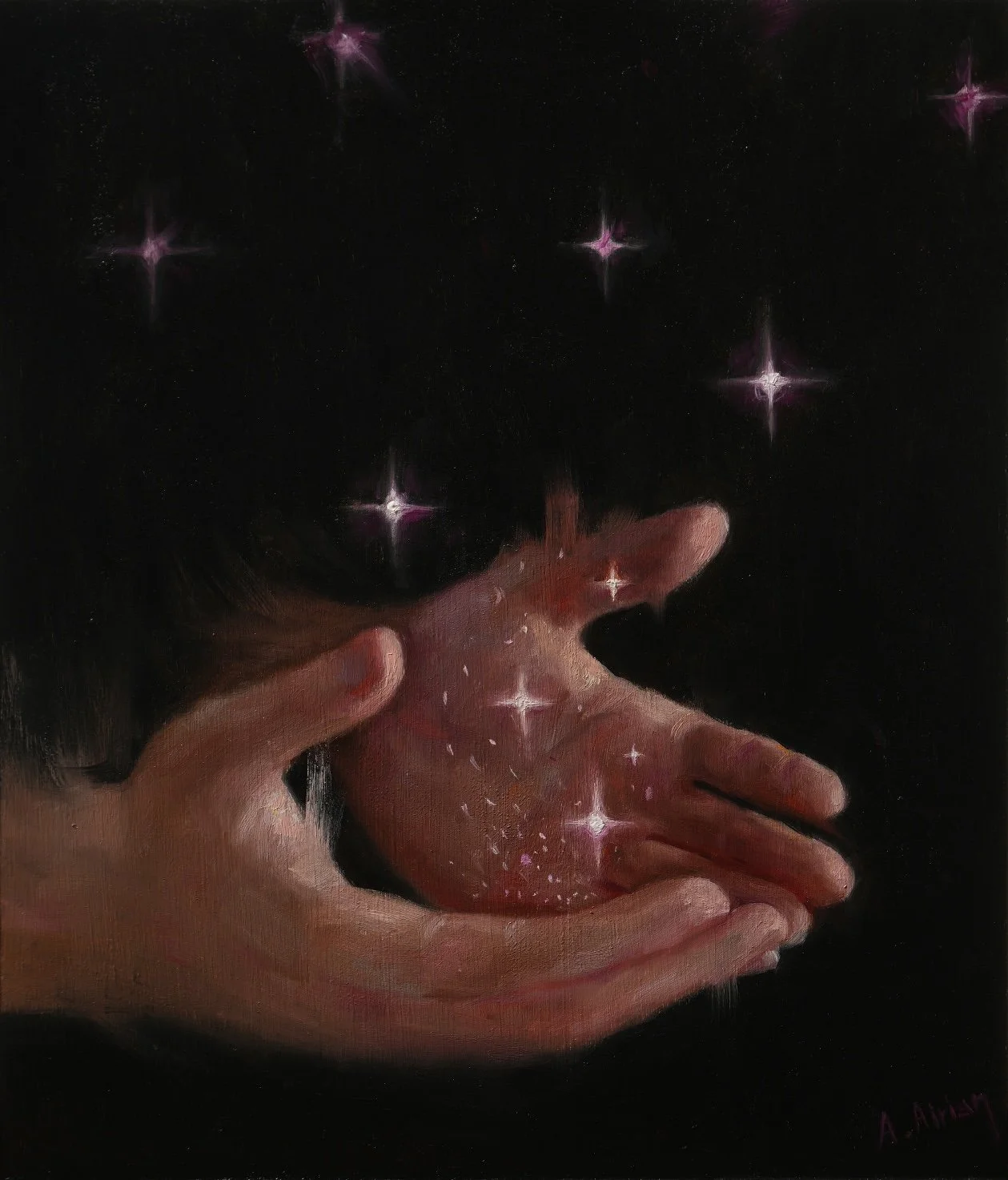 "Hope" 19.7 × 23 cm (7.7 × 9 in)