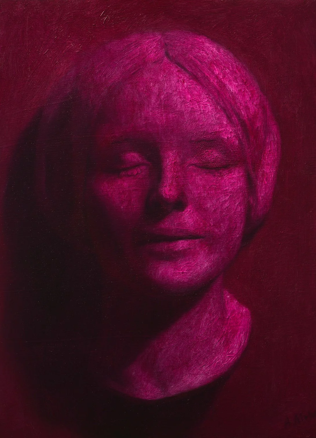 "Quinacridone Magenta" 18 × 24 cm (7 × 9.4 in)