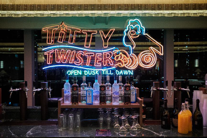 Soho House Hong Kong Quentin Tarantino themed Halloween experiential event