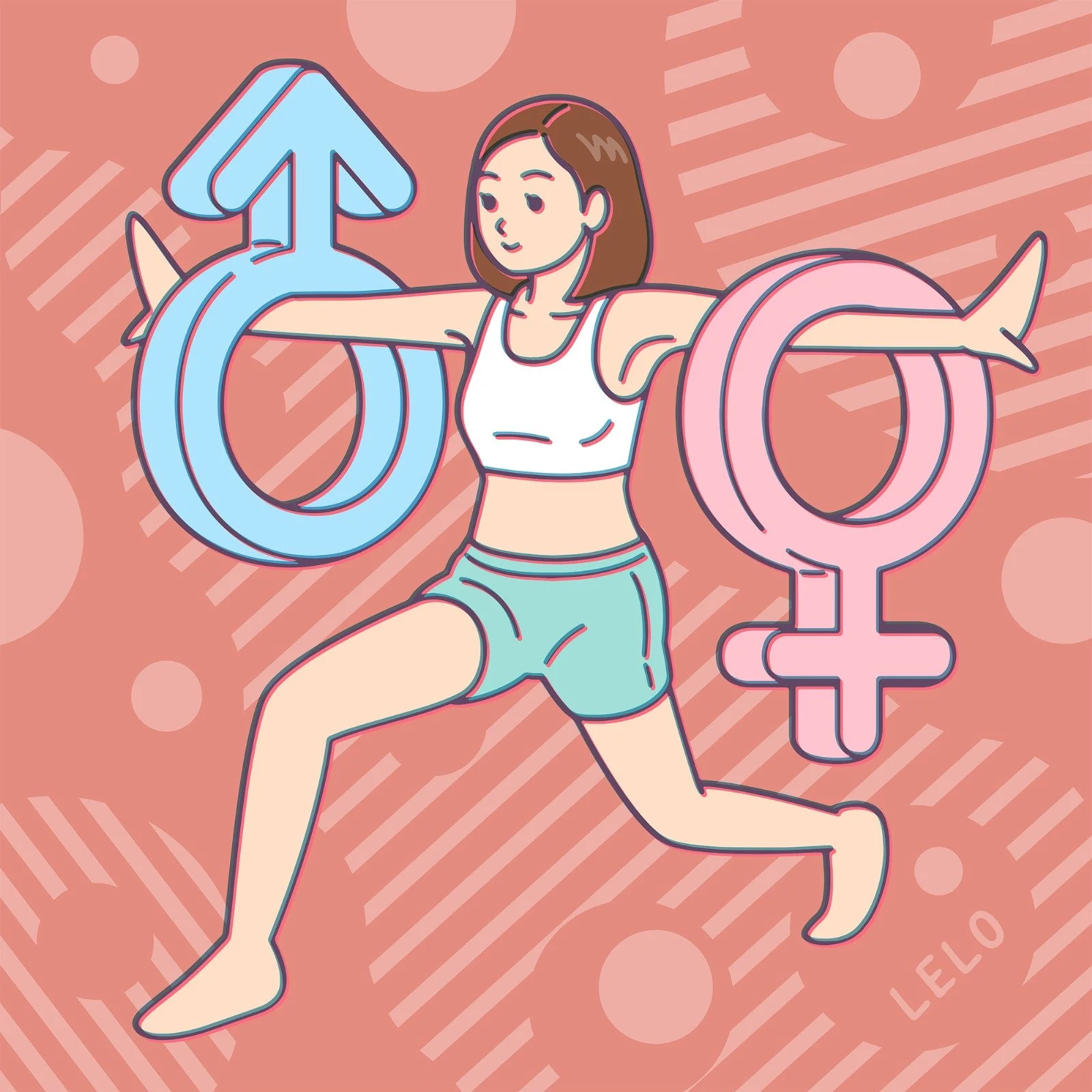 LELO Japan sexual health research materials illustrated by Kimiaki Yaegashi