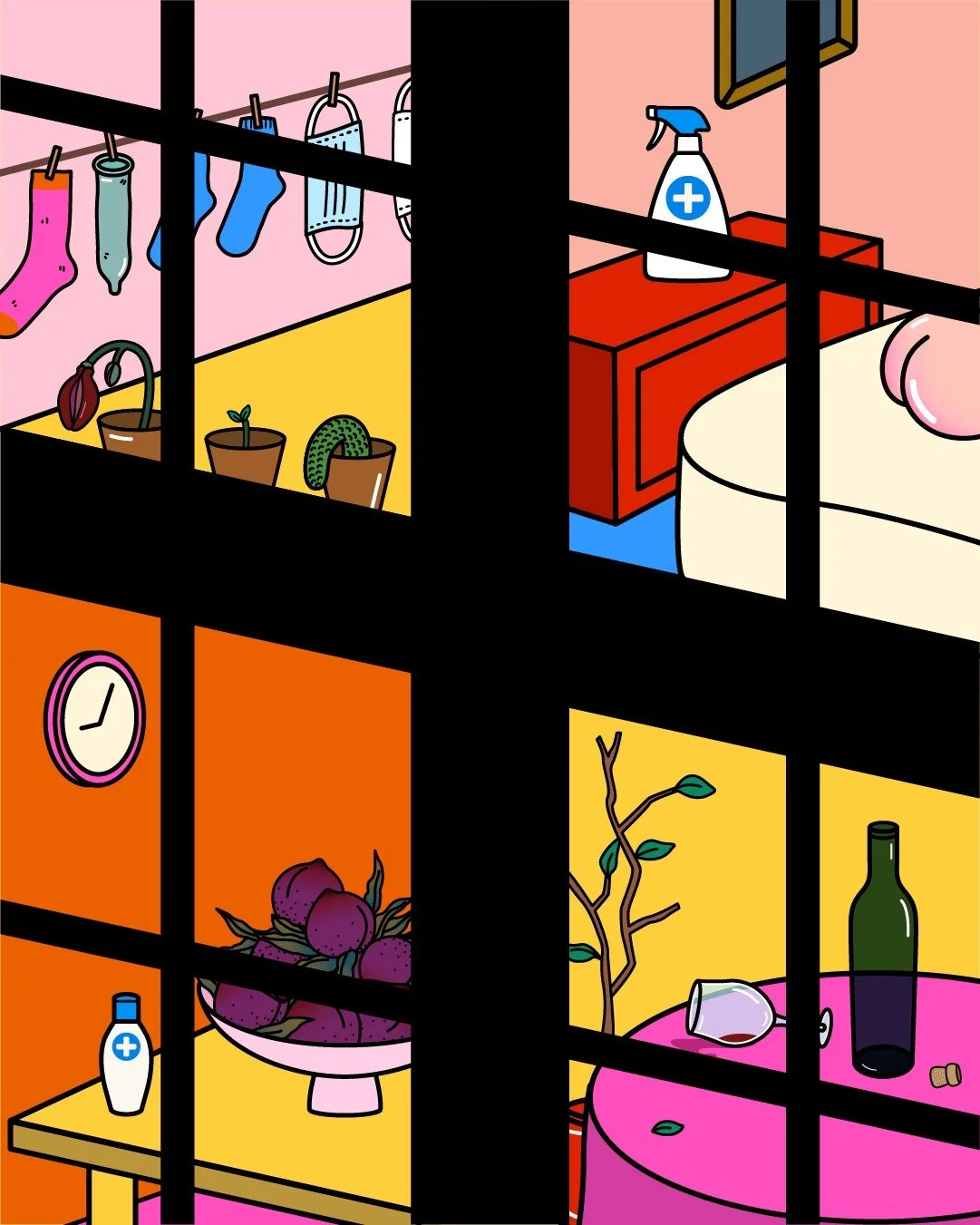 LELO sexual wellness research data visualization and illustrations by Claudia Chanhoi