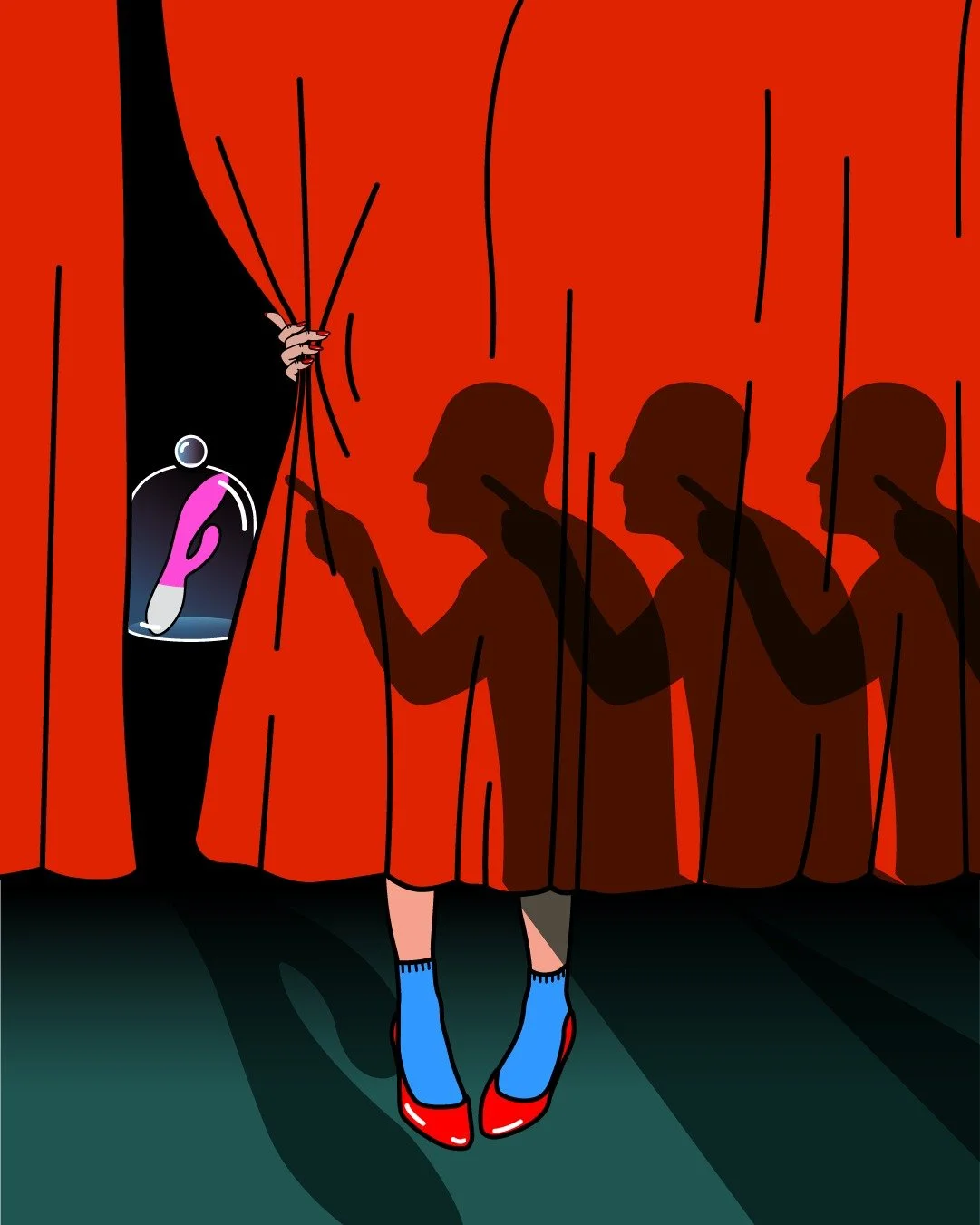 LELO sexual wellness research data visualization and illustrations by Claudia Chanhoi