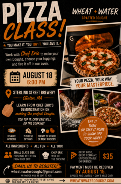 Make Your Own Pizza Class