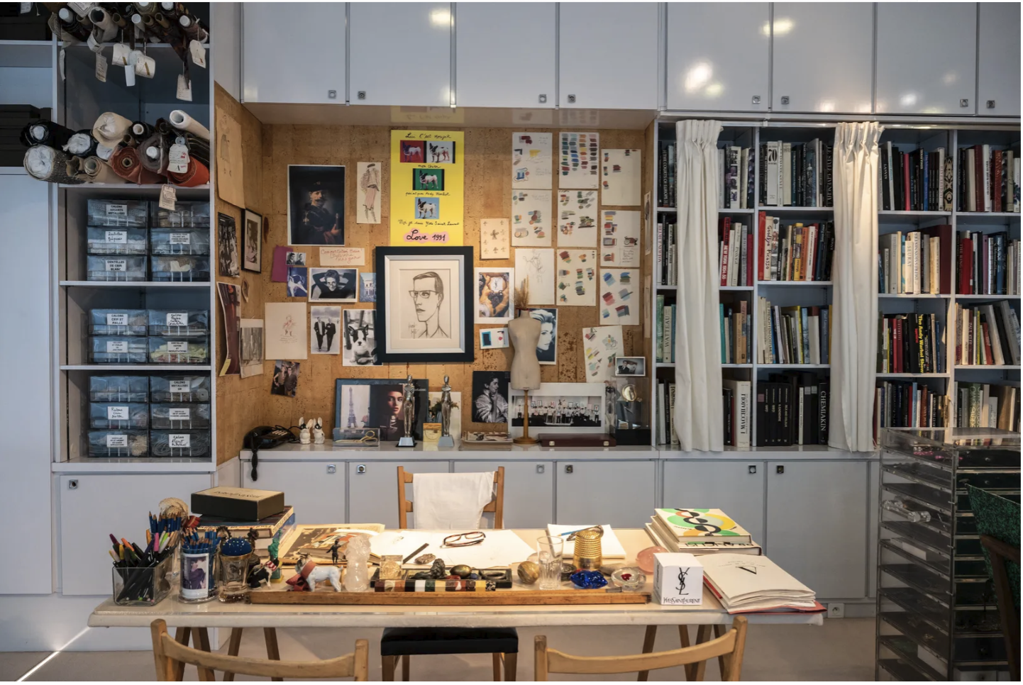 Yves Saint Laurent's atelier