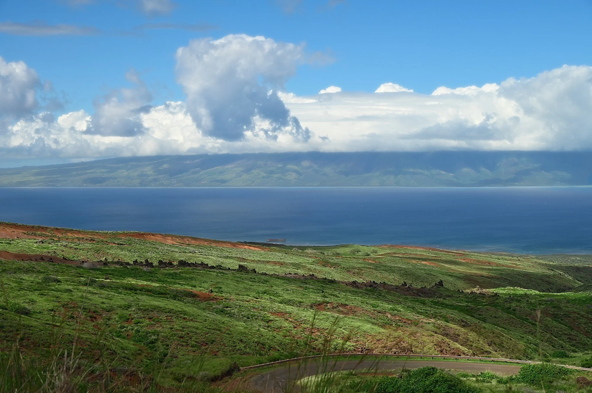 View from Lanai to Molokai by Christina Stefani