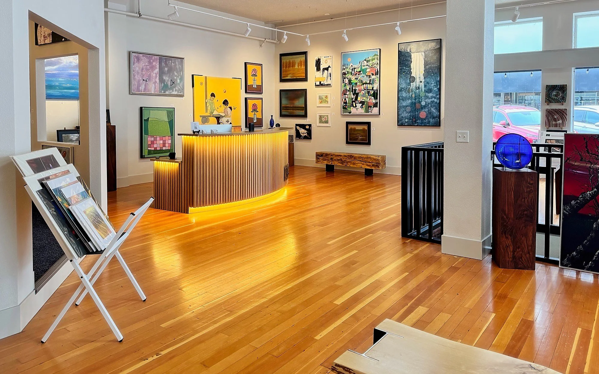 Inside Stefani Art Gallery Salem Oregon