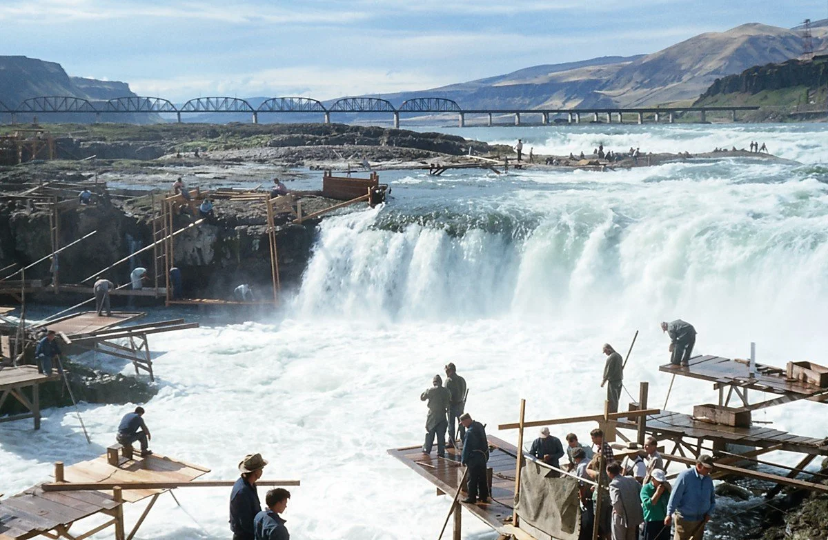 Fishing at Celilo Falls