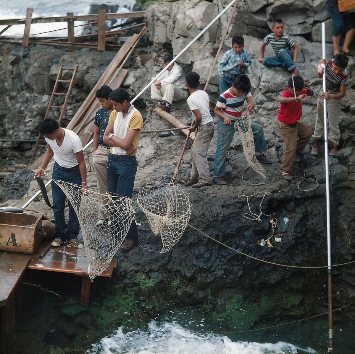 Young Fishermen at Celilo