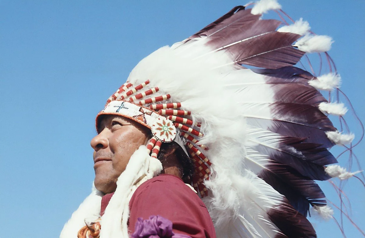 Man at Celilo Falls