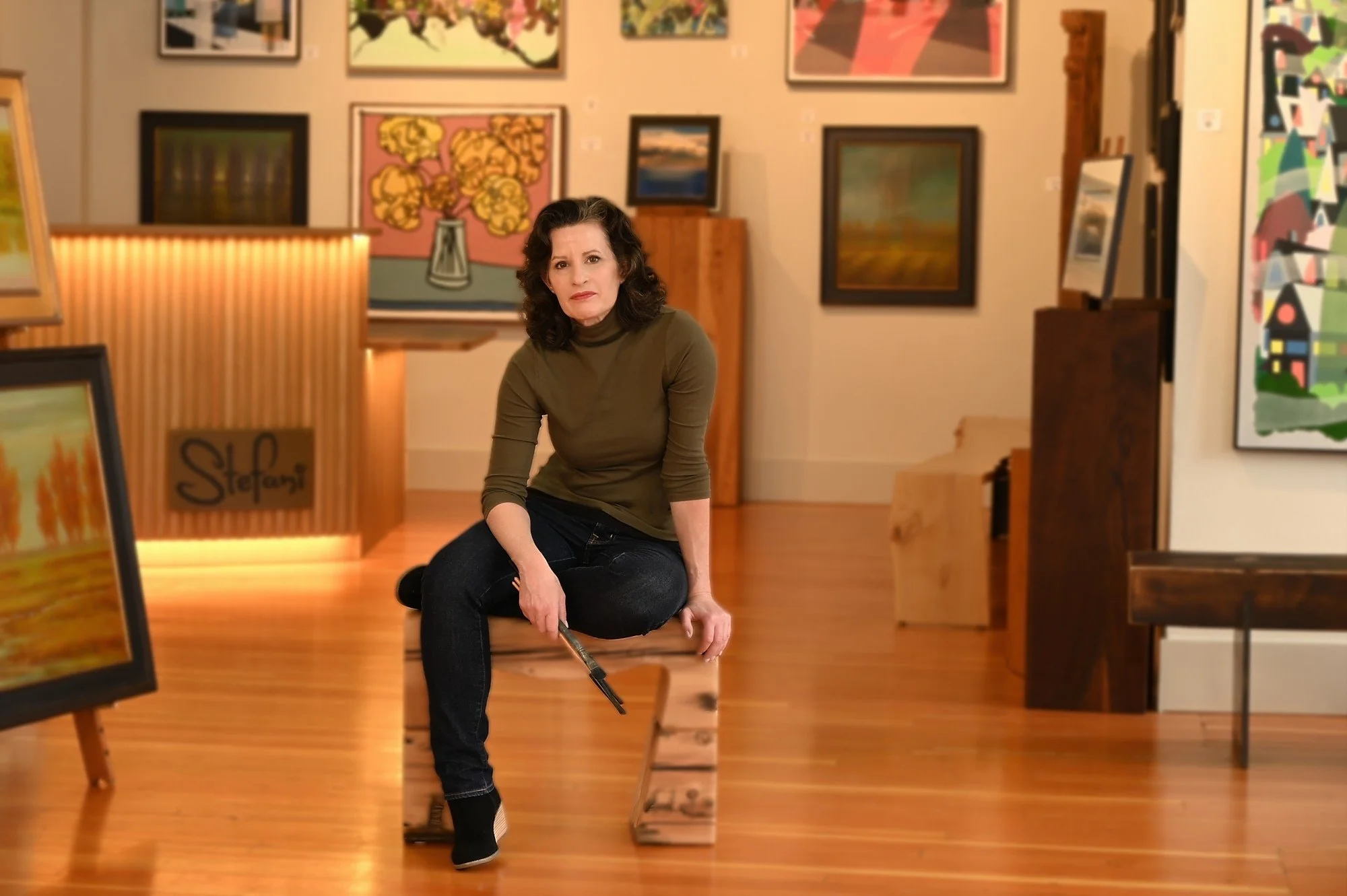 Christina Stefani in Stefani Art Gallery