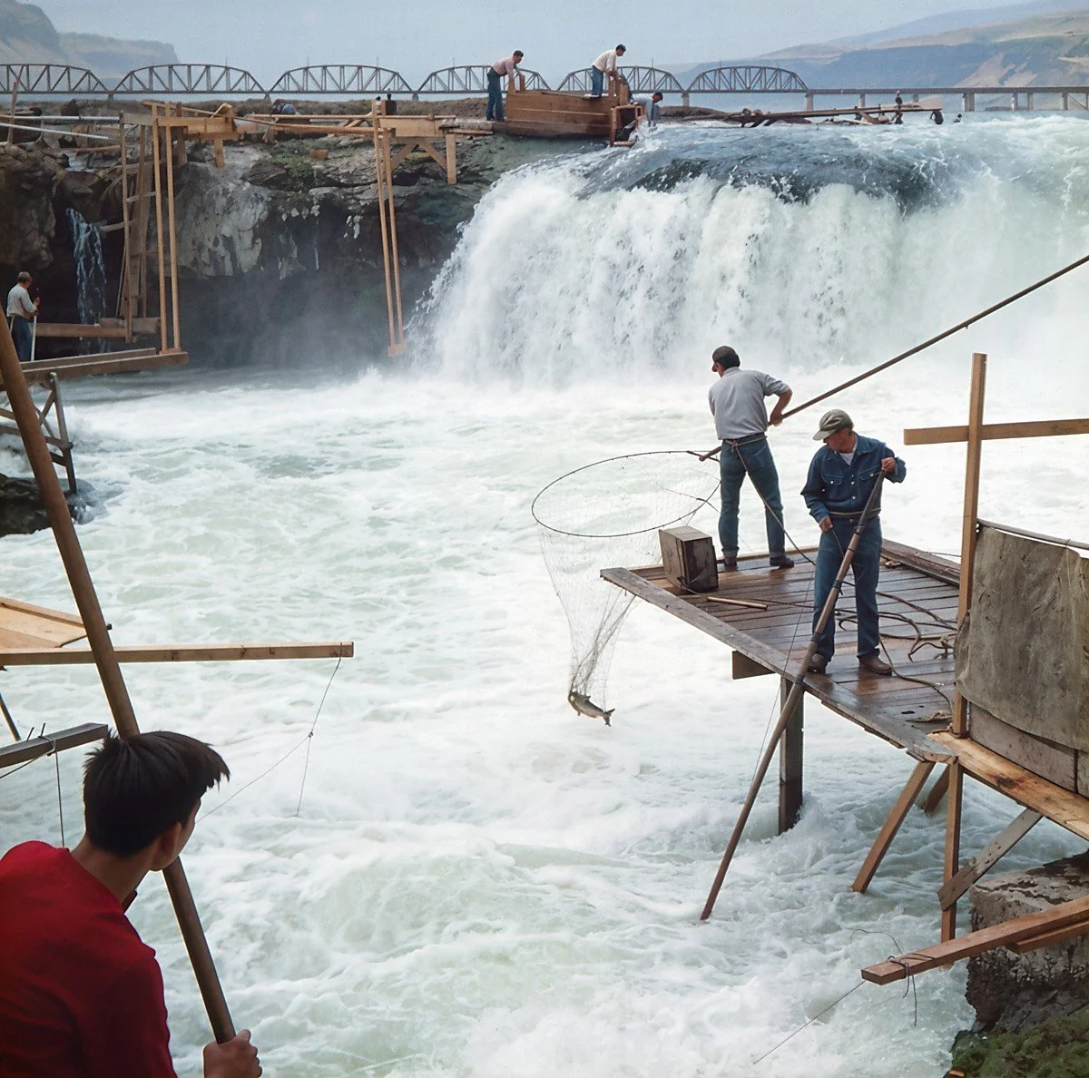 Fishing at the Falls
